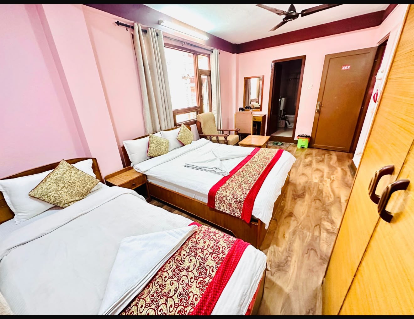 Four bed room at Hotel Green Orchid, Thamel